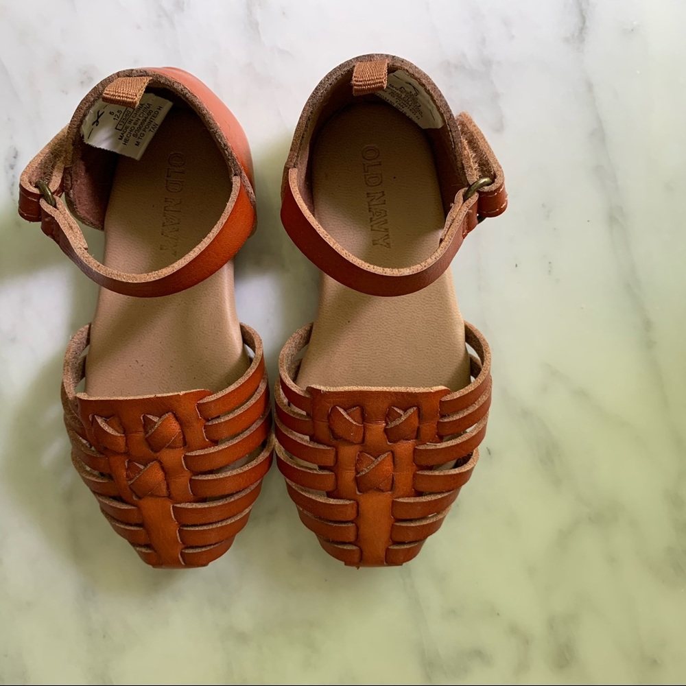 Leather Huarache Sandals